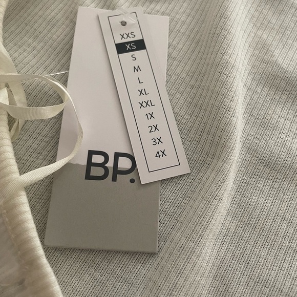 Bp Nordstrom Ribbed Tie Back Crop Tank top - Picture 12 of 12